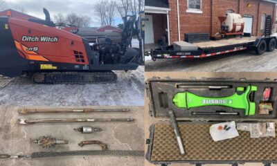 Ditch Witch JT9 package Subsite TK locator Felling trailer FT5 mixer