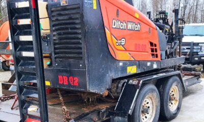 2016 Ditch Witch JT9 directional drill FM5 mixer Felling trailer